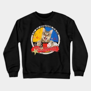 cat (art drawing cat) Crewneck Sweatshirt